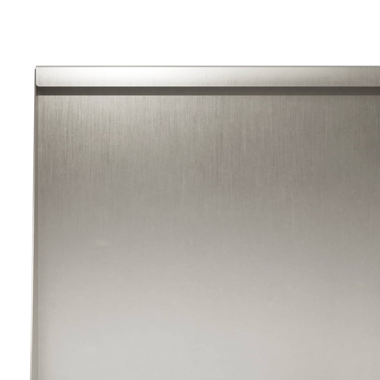 Støttemur 2 stk. 40 x 12 x 40 cm Rustfrit stål Sølv