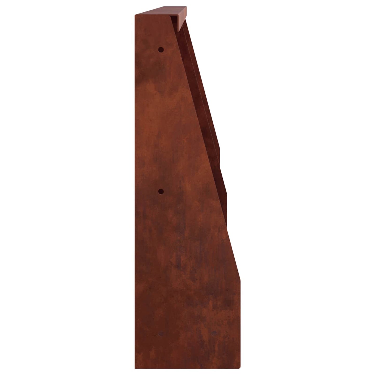 Støttemur 2 stk. 40 x 12 x 40 cm Cortenstål Rusten