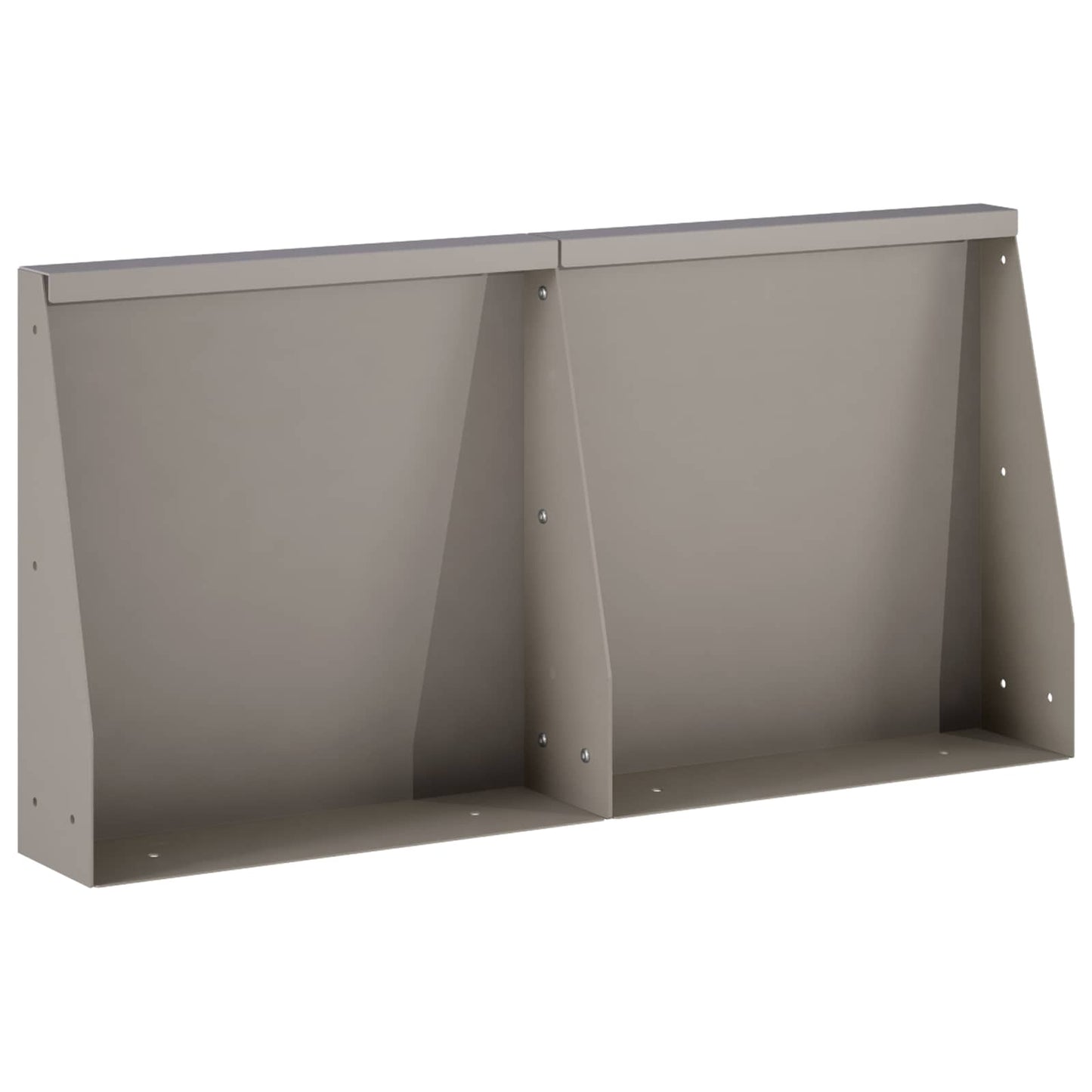 Støttemur 2 stk. 40 x 12 x 50 cm Cortenstål Rusten