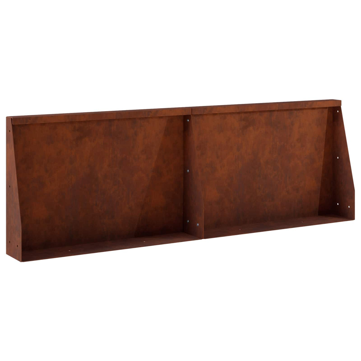 Støttemur 2 stk. 60 x 12 x 30 cm Cortenstål Rusten