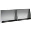 Støttemur 2 stk. 60 x 12 x 40 cm Galvaniseret stål Sølv