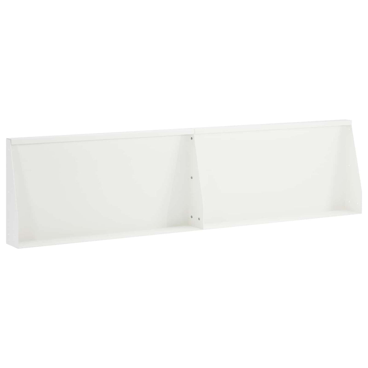 Støttemur 2 stk. 80 x 12 x 30 cm Stål Hvid