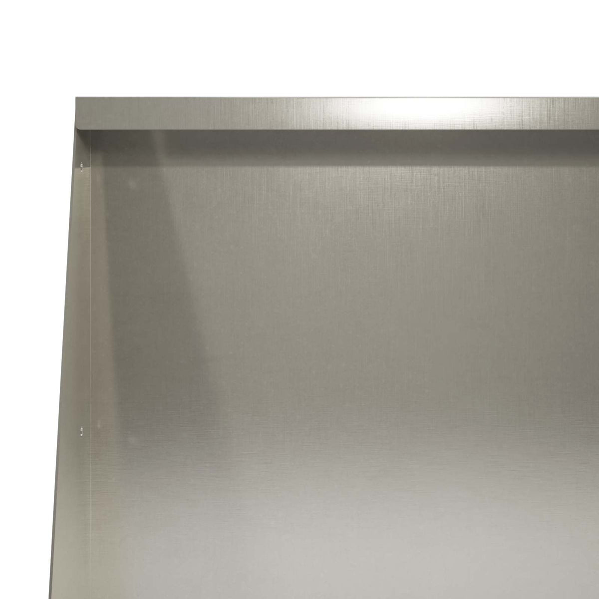 Støttemur 2 stk. 80 x 12 x 30 cm Rustfrit stål Sølv