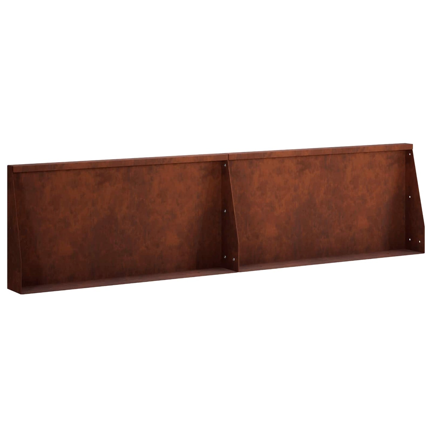 Støttemur 2 stk. 80 x 12 x 30 cm Cortenstål Rusten