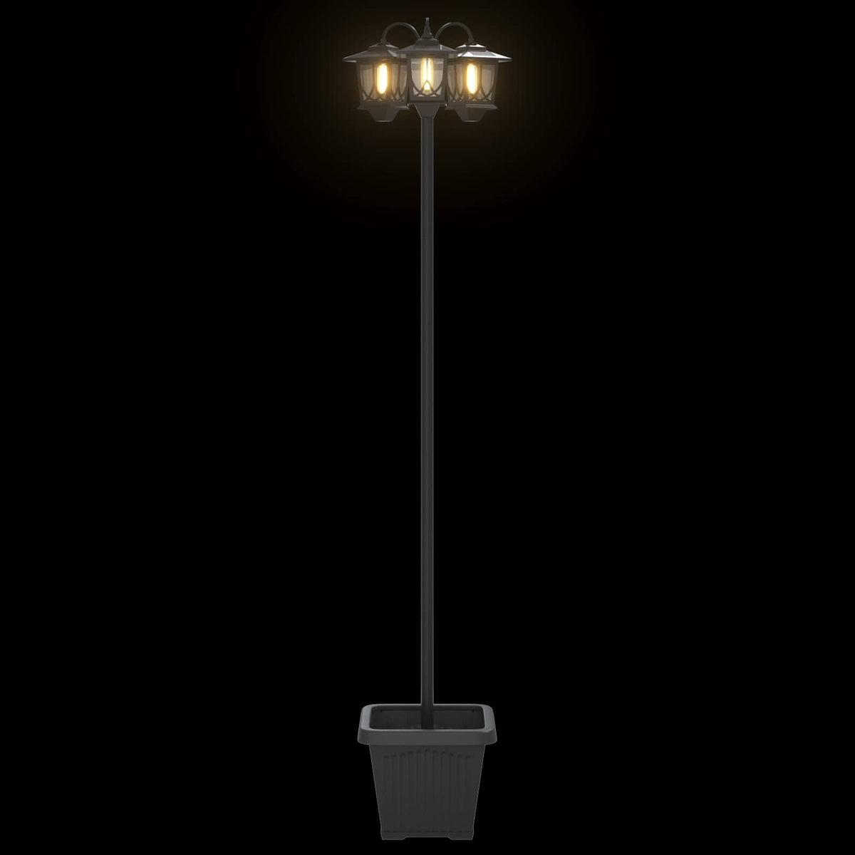 Udesolarlampe with LED Bulb Sort