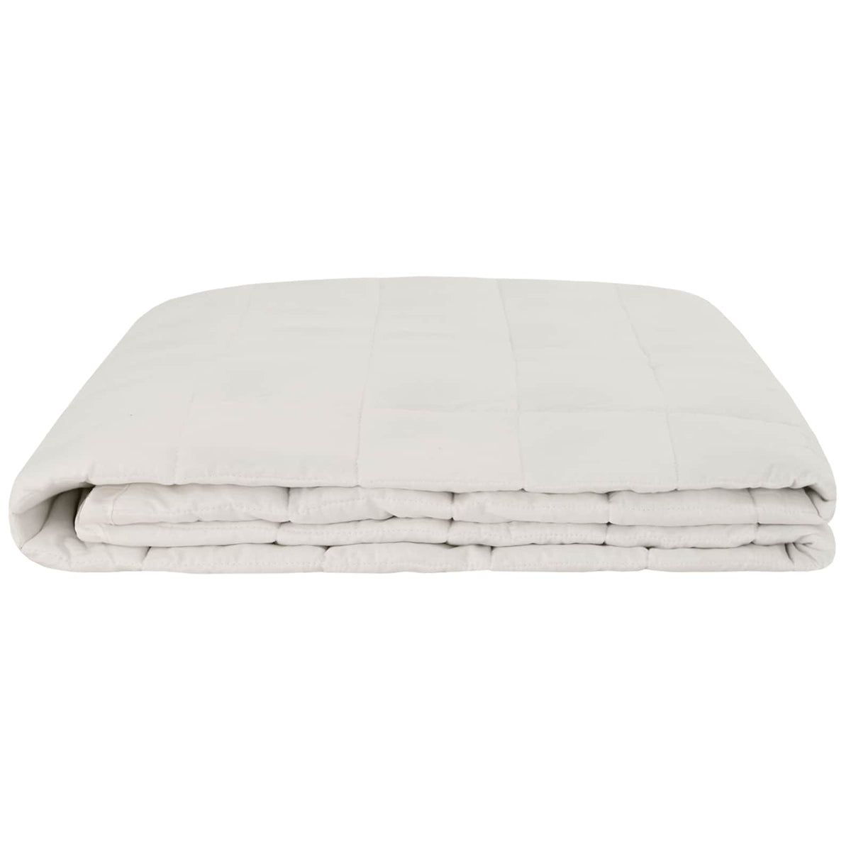 Vægtet tæppe Hvid 220 x 230 cm 15 kg 100% Bomuld 205T