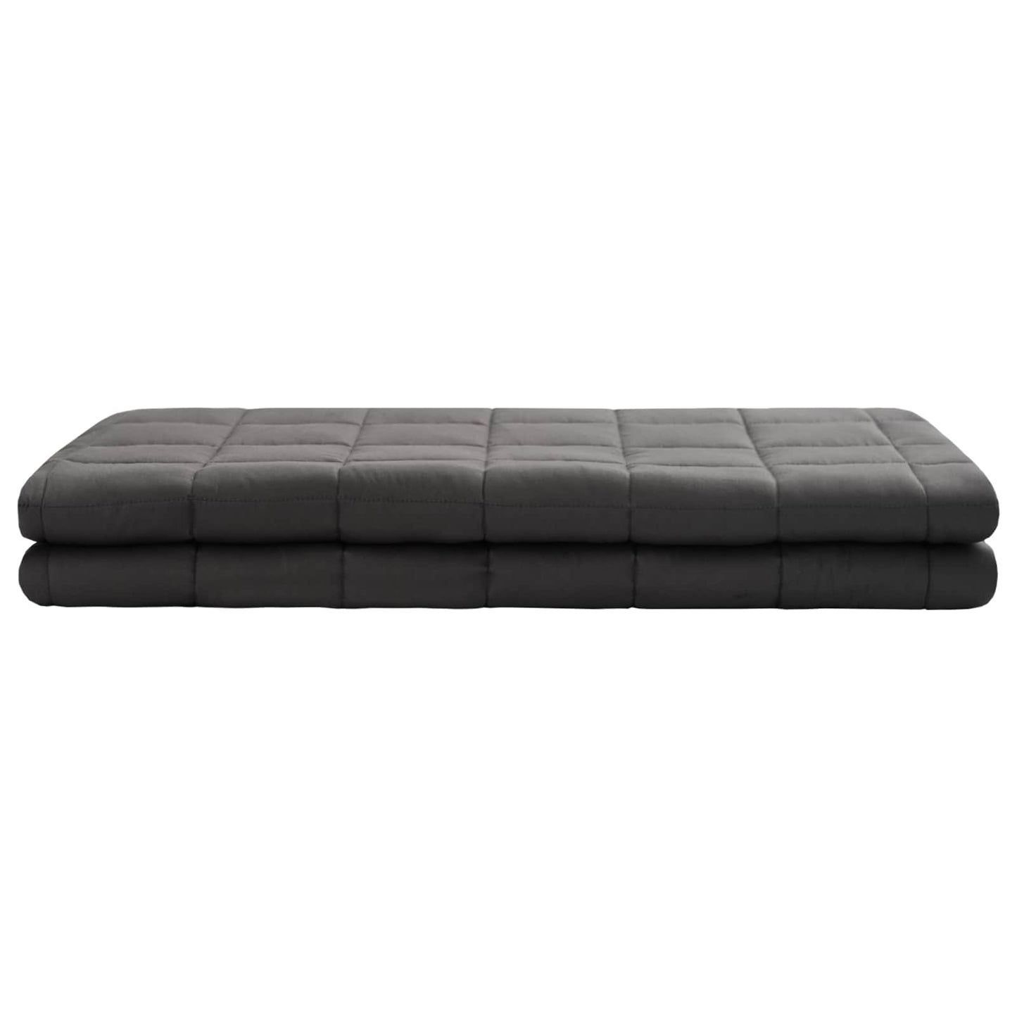 Vægtet tæppe Antracit 122 x 183 cm 9 kg 100% Bomuld 205T