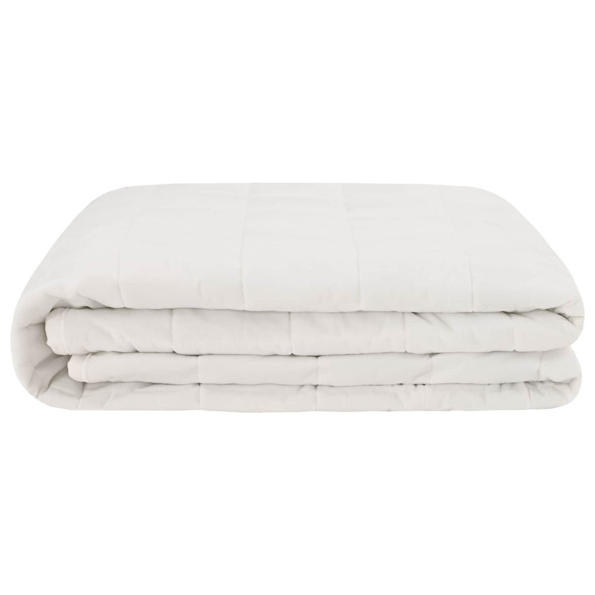Vægtet tæppe Hvid 135 x 200 cm 6 kg 100% Bomuld 205T