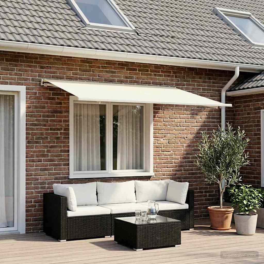 Reservedug til markise Cremefarvet 350 x 250 cm Polyester