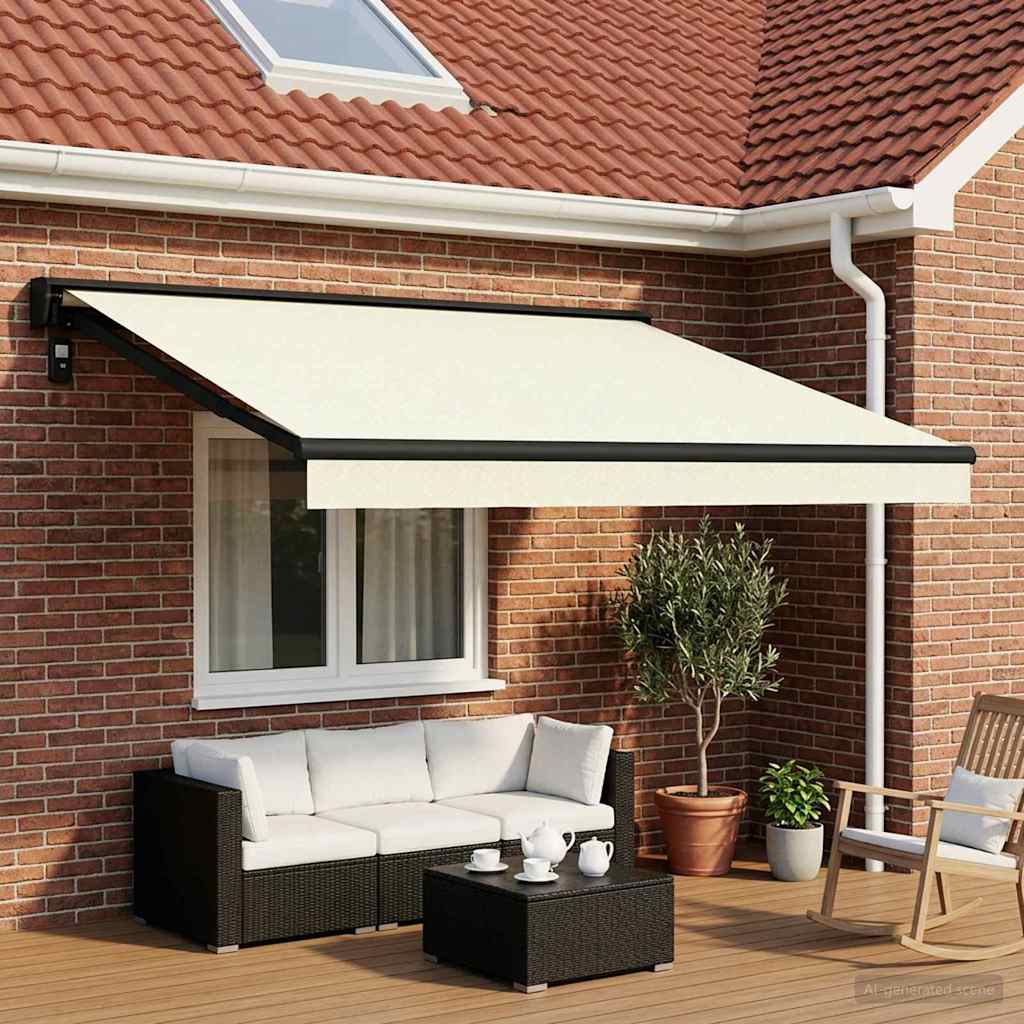 Reservedug til markise Cremefarvet 450 × 300 cm Polyester