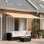 Reservedug til markise Gul og Hvid 250 x 200 cm Polyester
