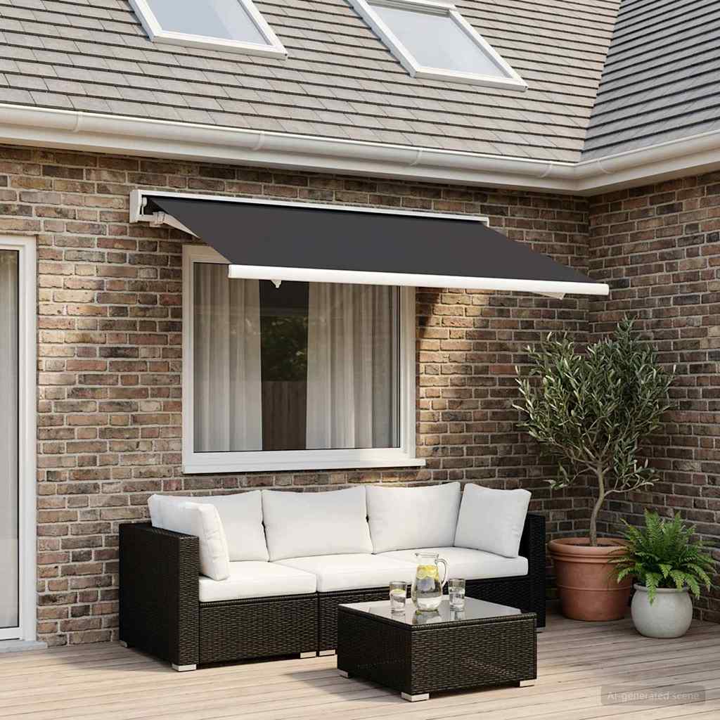 Reservedug til markise Antracit 300 x 250 cm Polyester