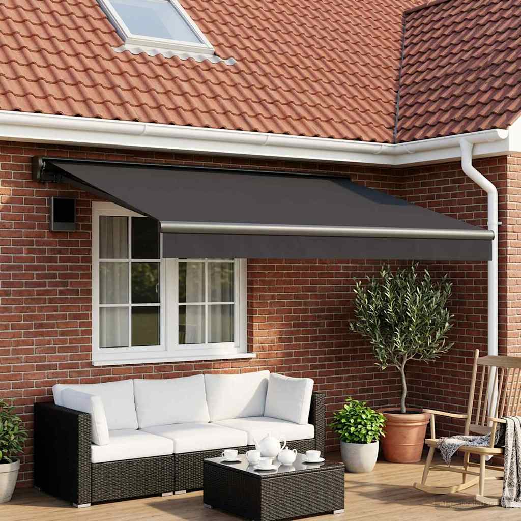 Reservedug til markise Antracit 350 x 250 cm Polyester
