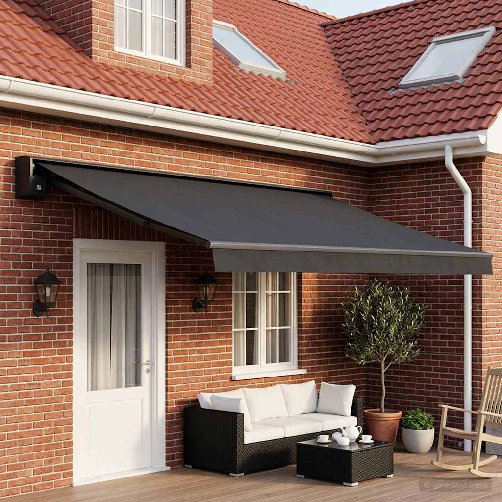 Reservedug til markise Antracit 400 × 300 cm Polyester