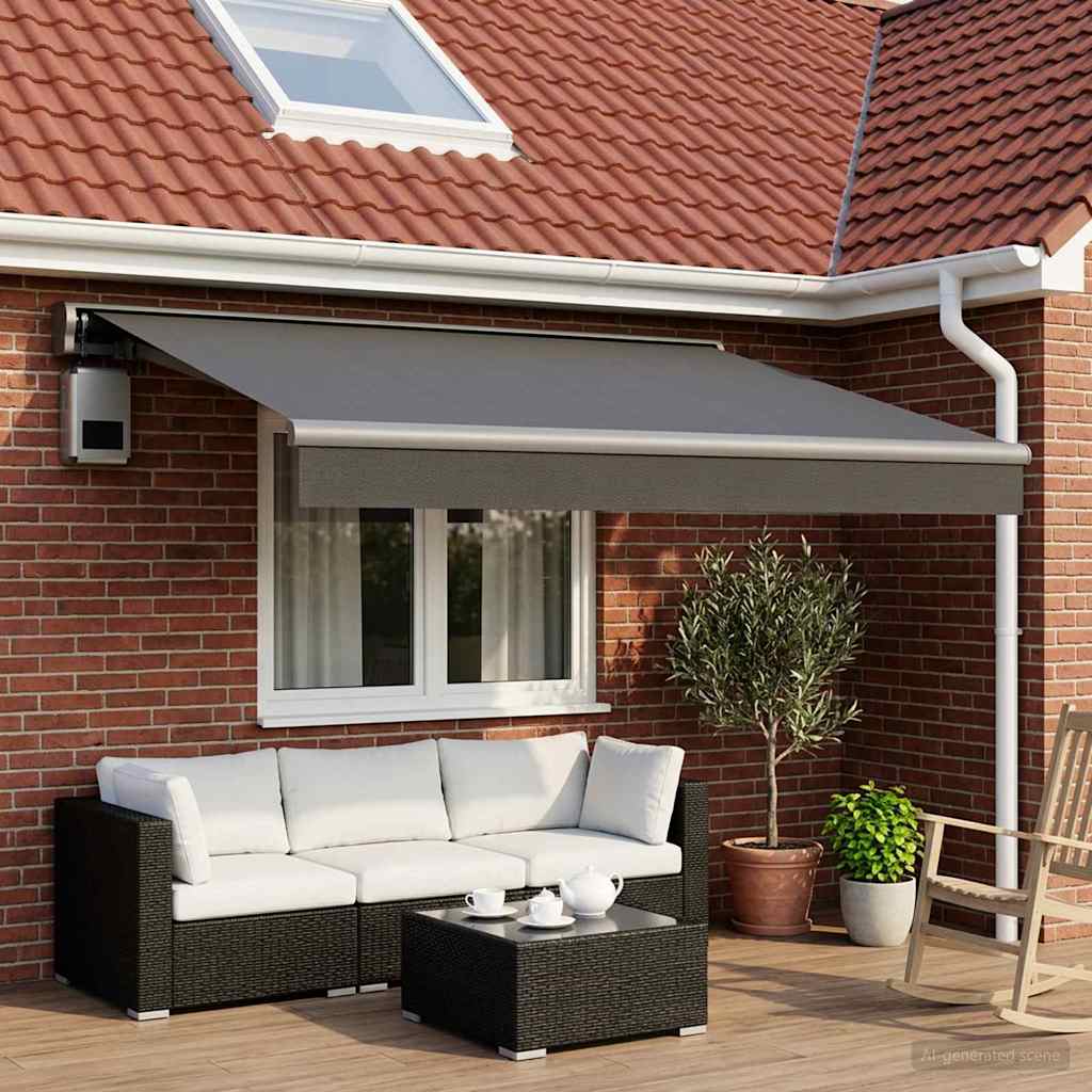 Reservedug til markise Antracit 500 × 300 cm Polyester