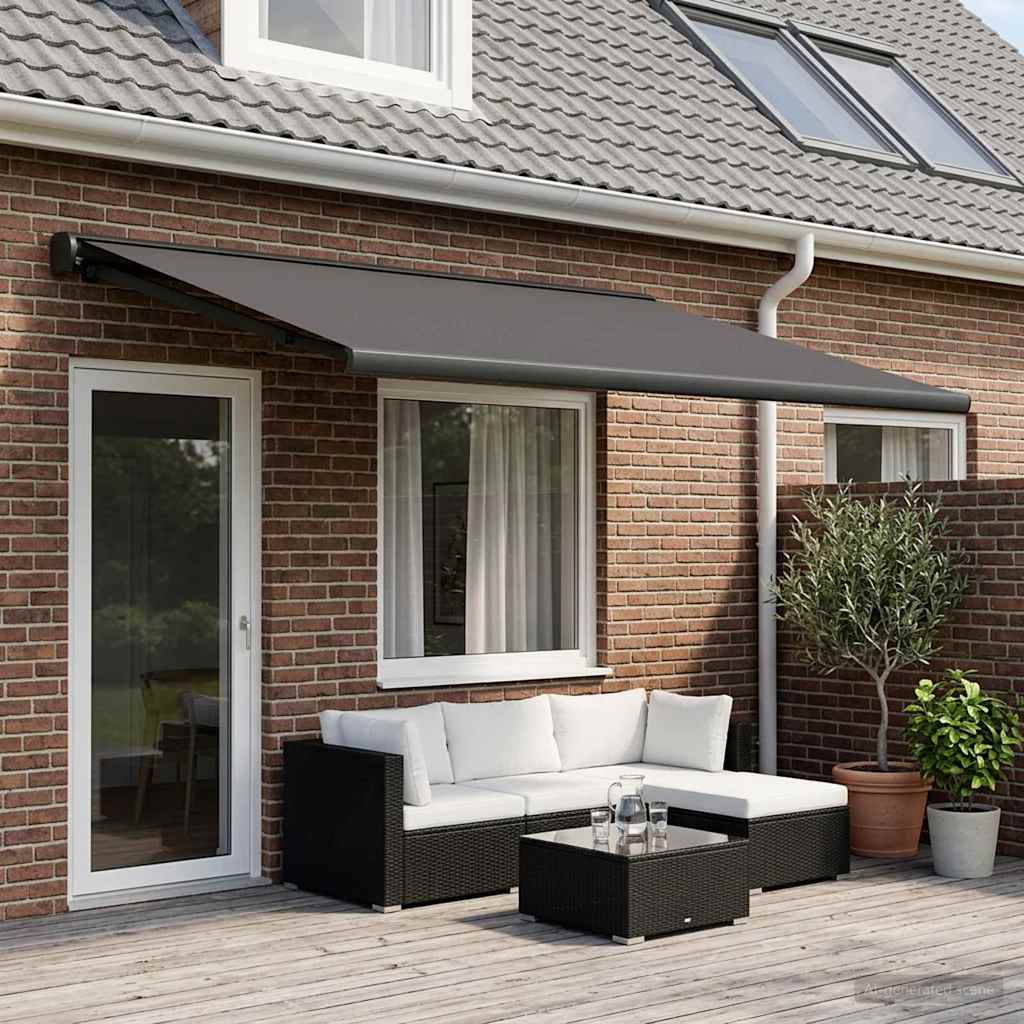 Reservedug til markise Antracit 600 × 300 cm Polyester
