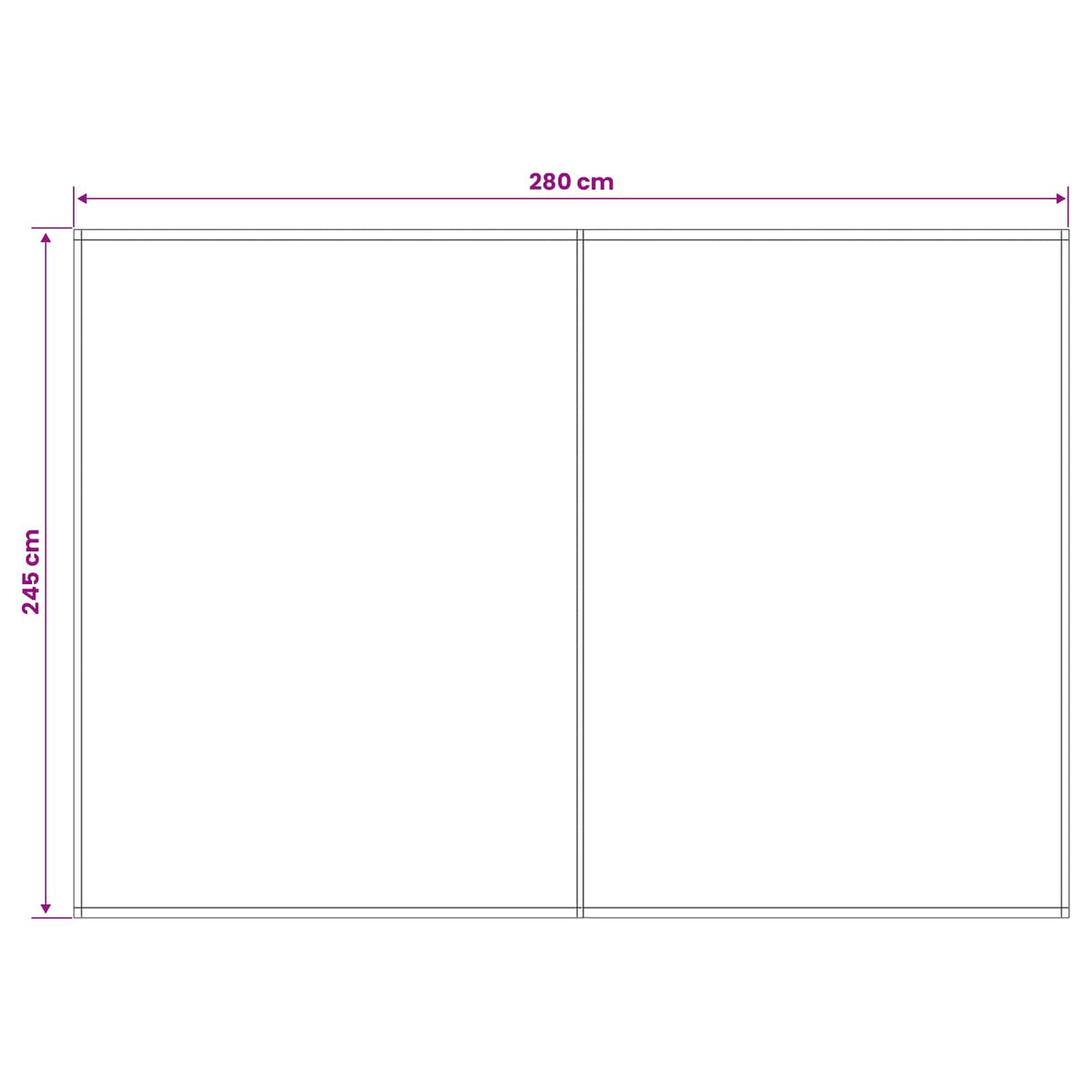Reservedug til markise Flerfarvet 300 x 250 cm Polyester