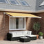 Reservedug til markise Orange og Sort 250 x 200 cm Polyester