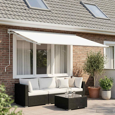 Reservedug til markise Hvid 350 x 200 cm Polyester
