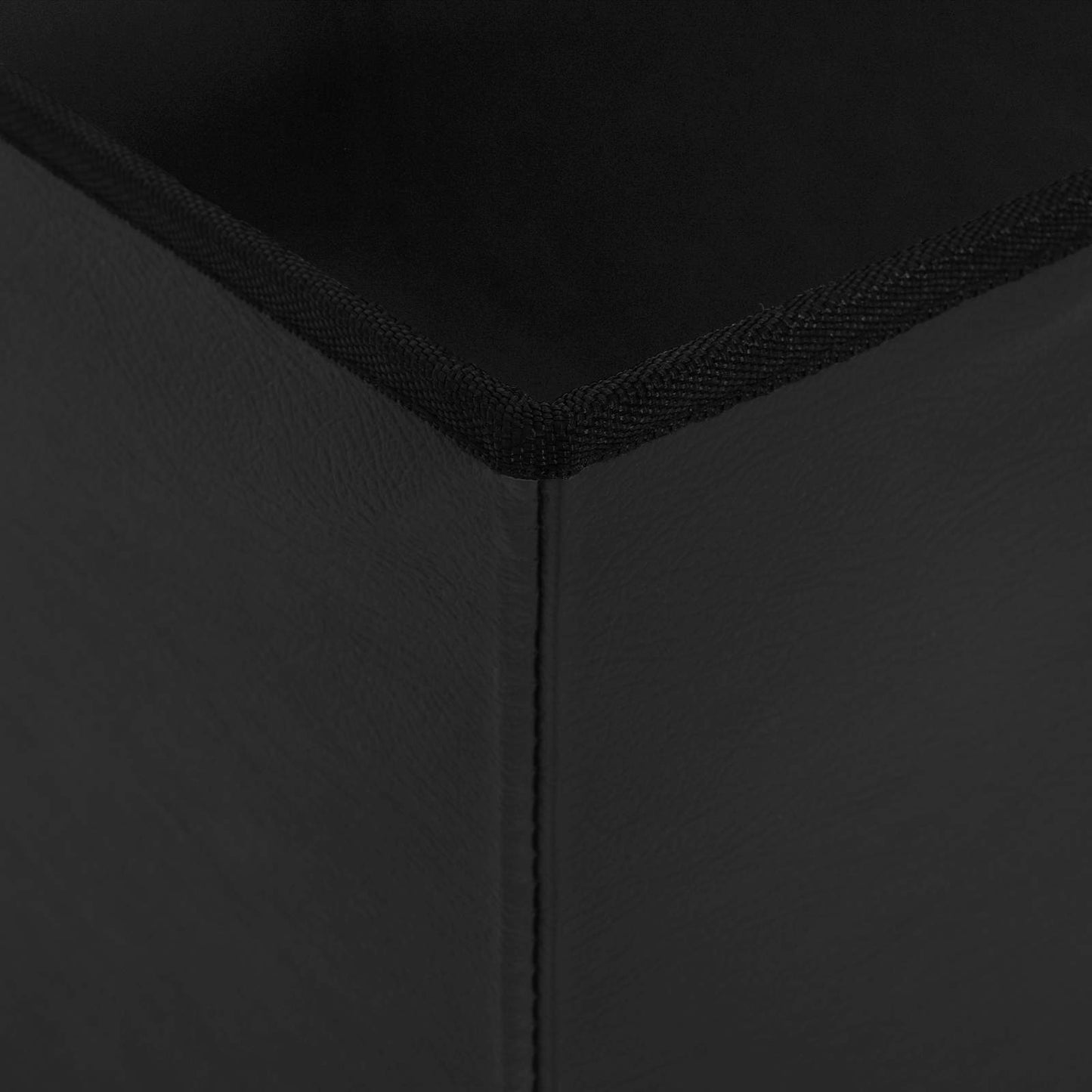 Foldbar opbevaringsbænk Sort 180 kg 80 L 77 x 38 x 38 cm PVC