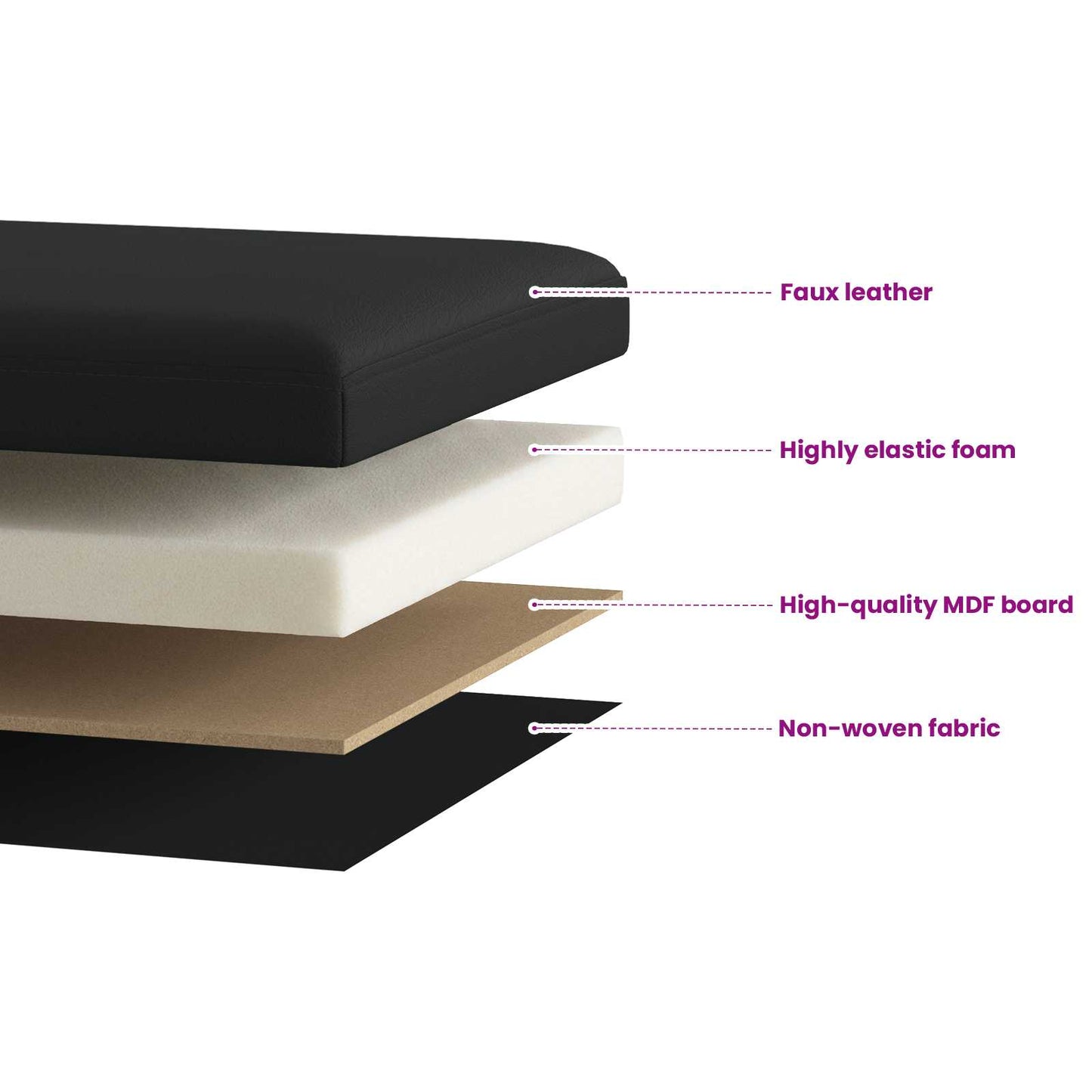 Foldbar opbevaringsbænk Sort 180 kg 80 L 77 x 38 x 38 cm PVC