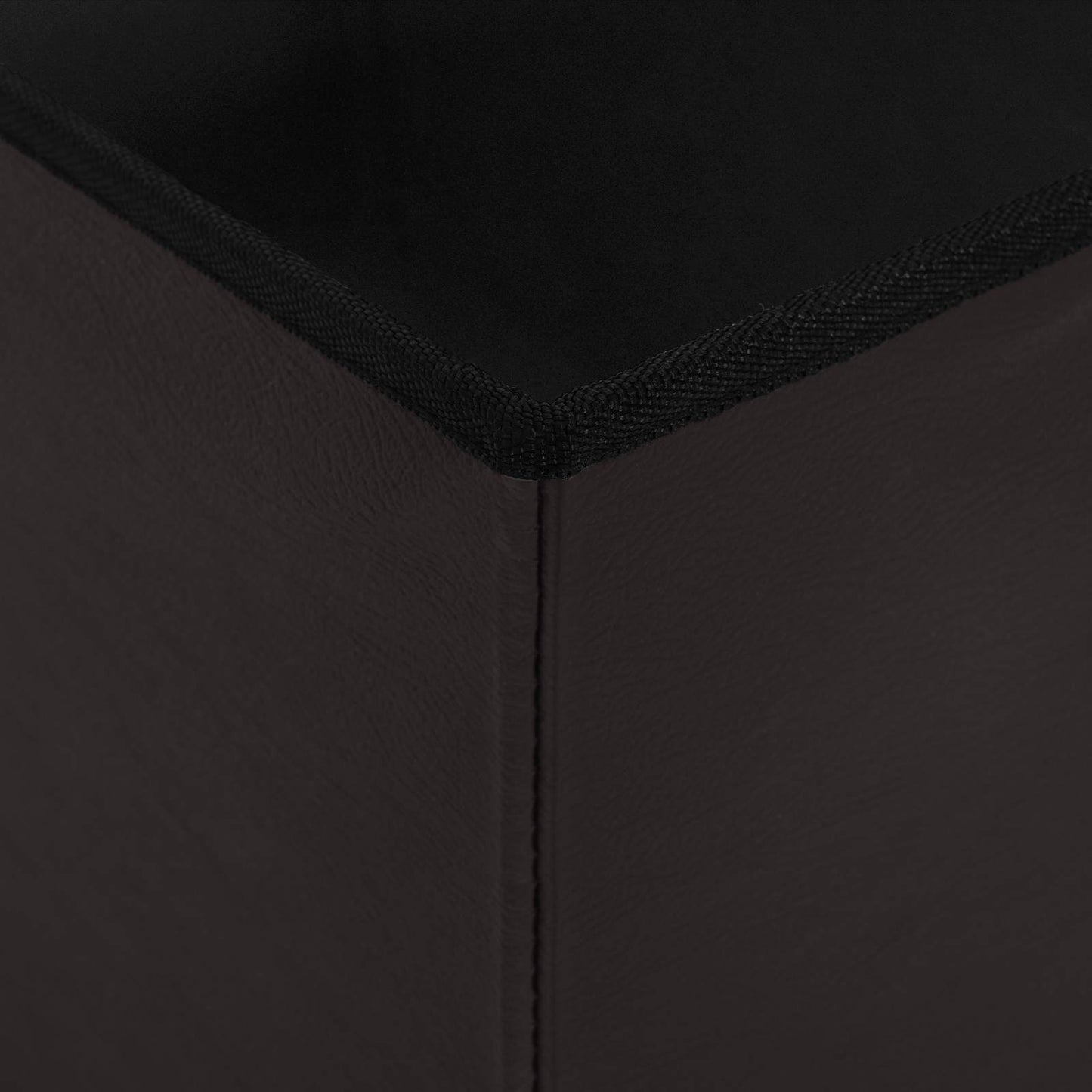Foldbar opbevaringsbænk Brun 180 kg 80 L 77 x 38 x 38 cm PVC