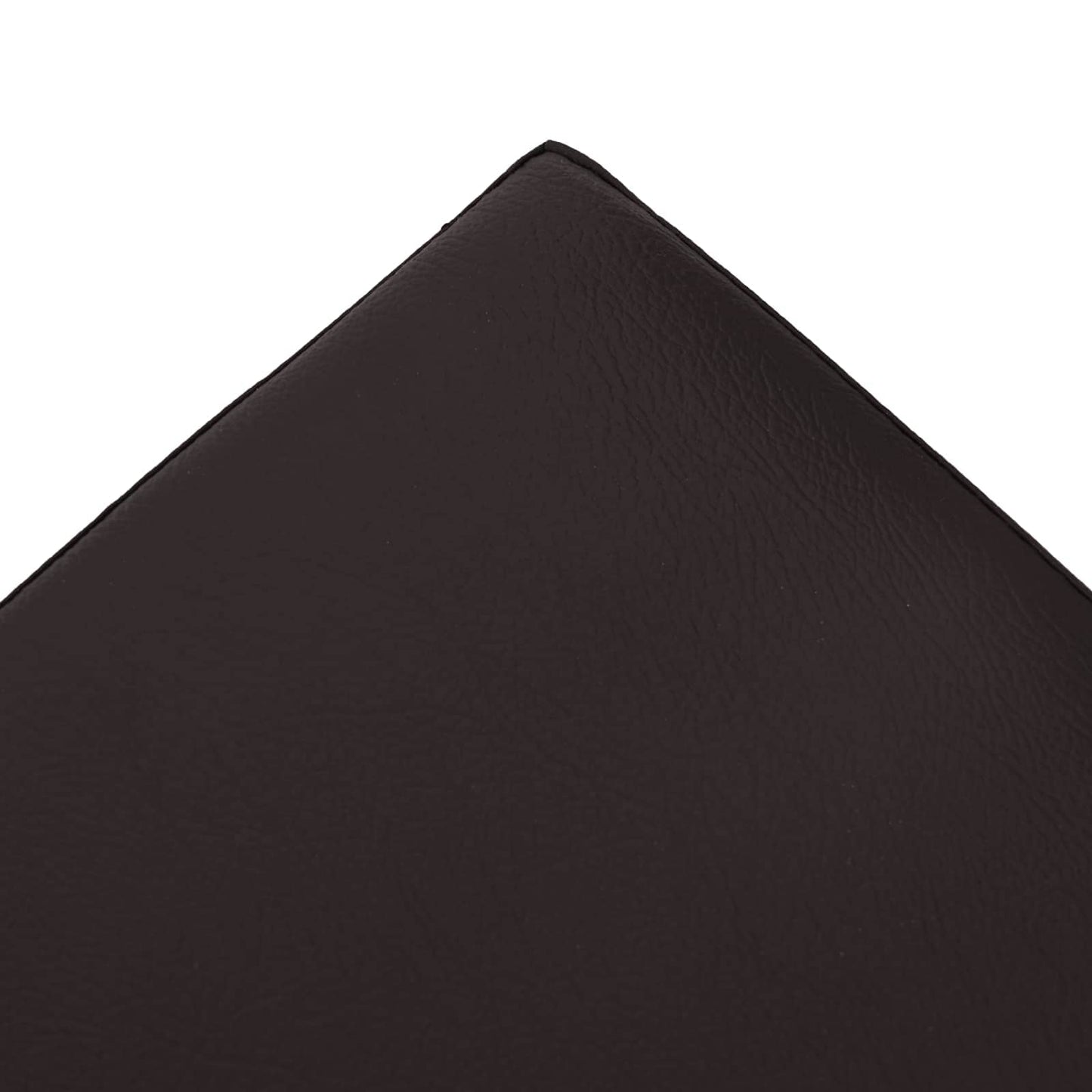 Foldbar opbevaringsbænk Brun 180 kg 80 L 77 x 38 x 38 cm PVC