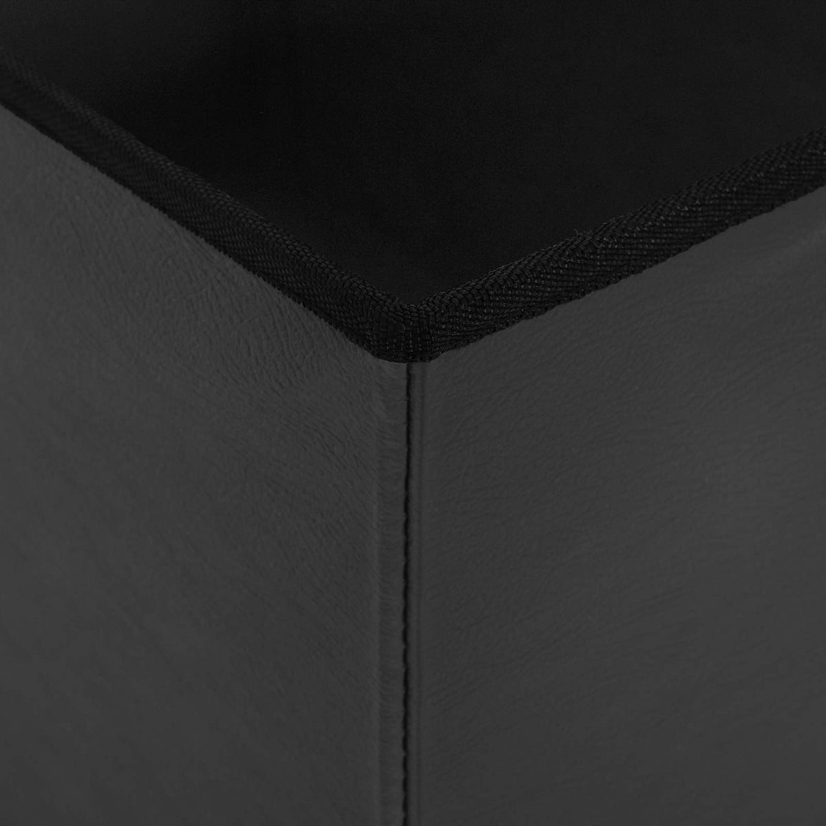 Foldbar opbevaringsbænk Grå 180 kg 80 L 77 x 38 x 38 cm PVC