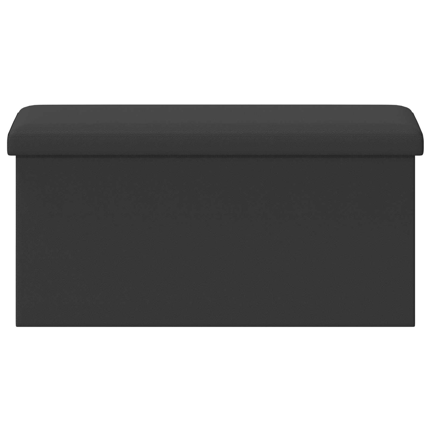 Foldbar opbevaringsbænk Grå 180 kg 80 L 77 x 38 x 38 cm PVC