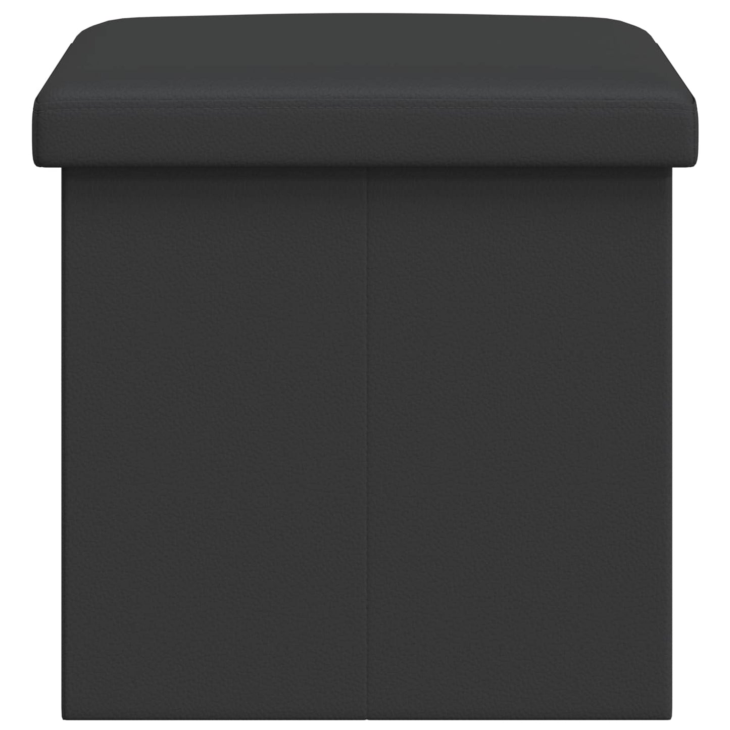 Foldbar opbevaringsbænk Grå 180 kg 80 L 77 x 38 x 38 cm PVC
