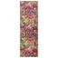 Tæppe Runner LESAKA farverig 100 x 450 cm Diamantvelour