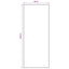 Tæppe Runner LESAKA Brun 80 x 200 cm Diamantvelour