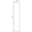 Tæppe Runner LESAKA Sort og Guld 80 x 400 cm Diamantvelour