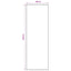 Tæppe Runner LESAKA Sort og Guld 100 x 300 cm Diamantvelour