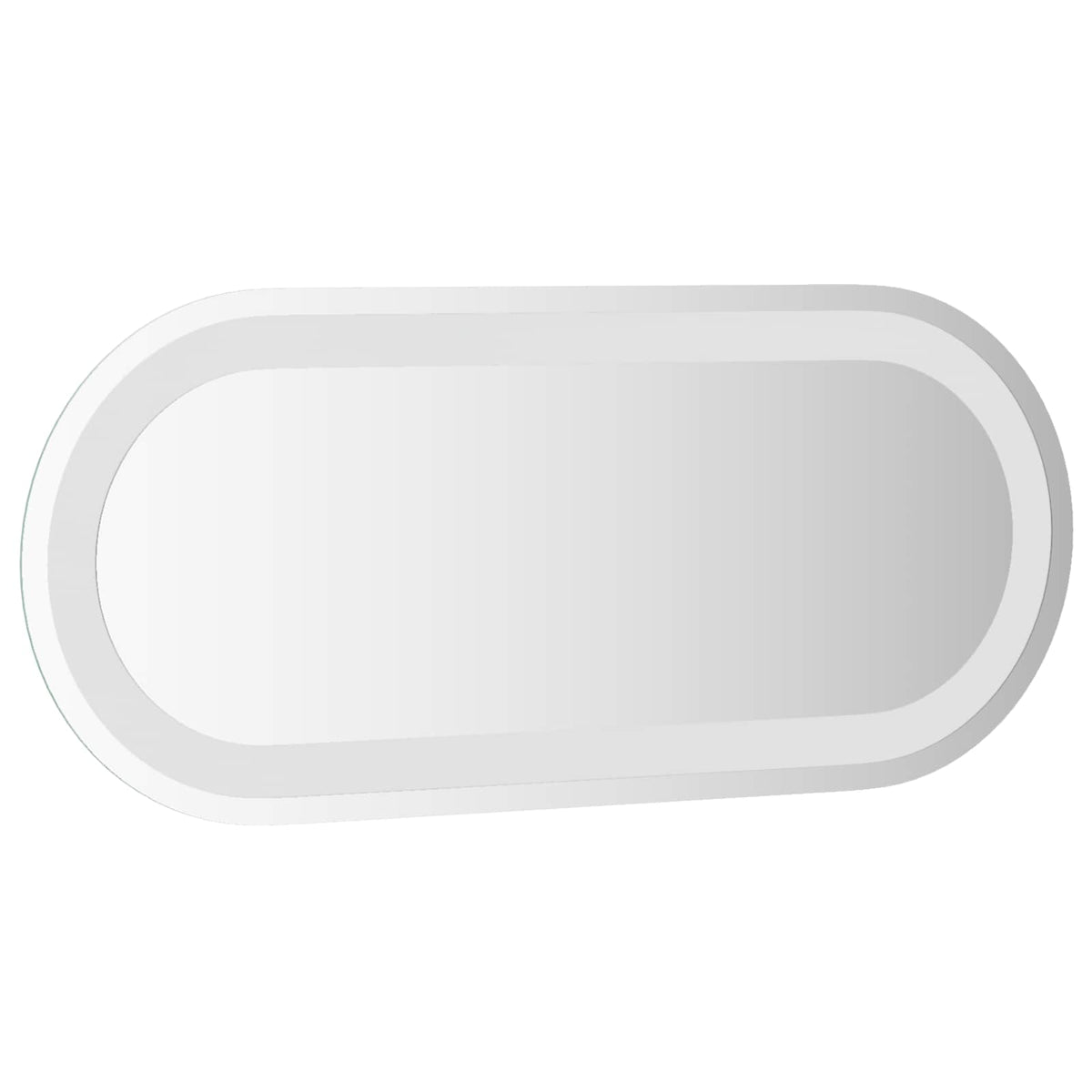 LED badeværelsesspejl Transparent 60 x 25 cm hærdet glas