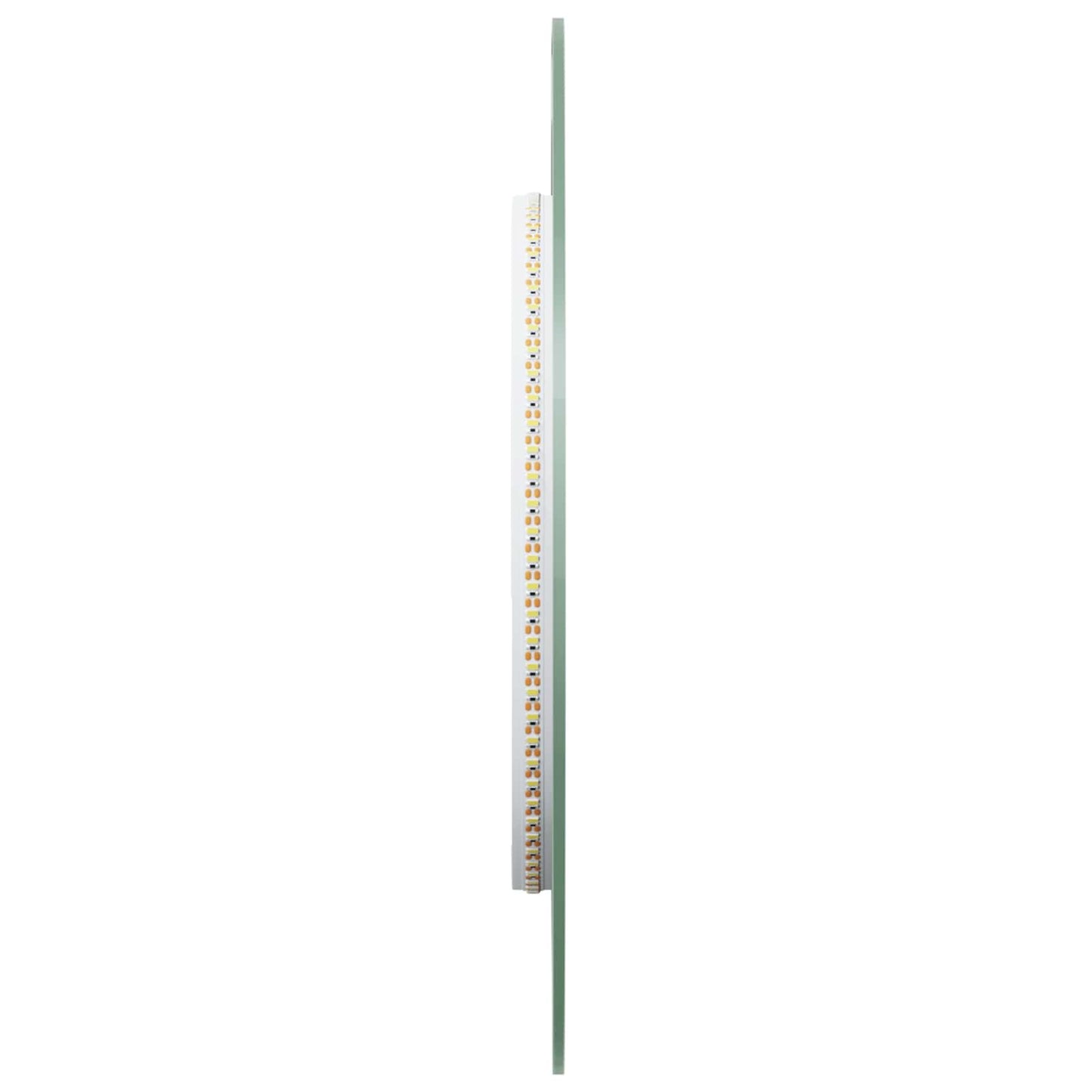 LED badeværelsesspejl Transparent 80 x 35 cm hærdet glas