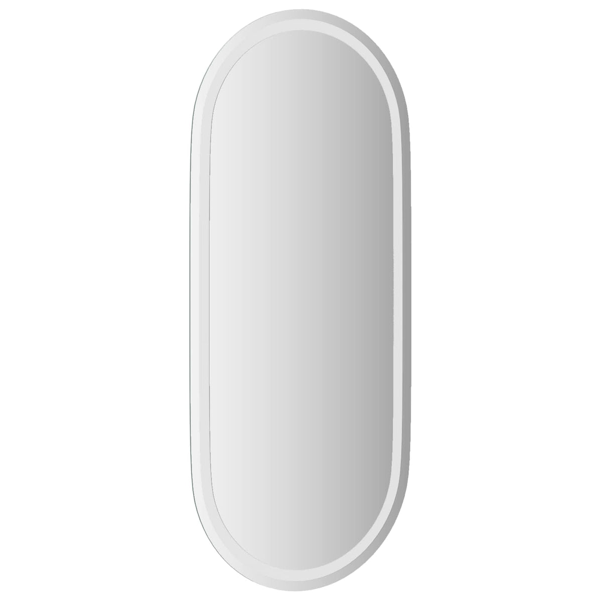 LED badeværelsesspejl Transparent 100 x 45 cm hærdet glas
