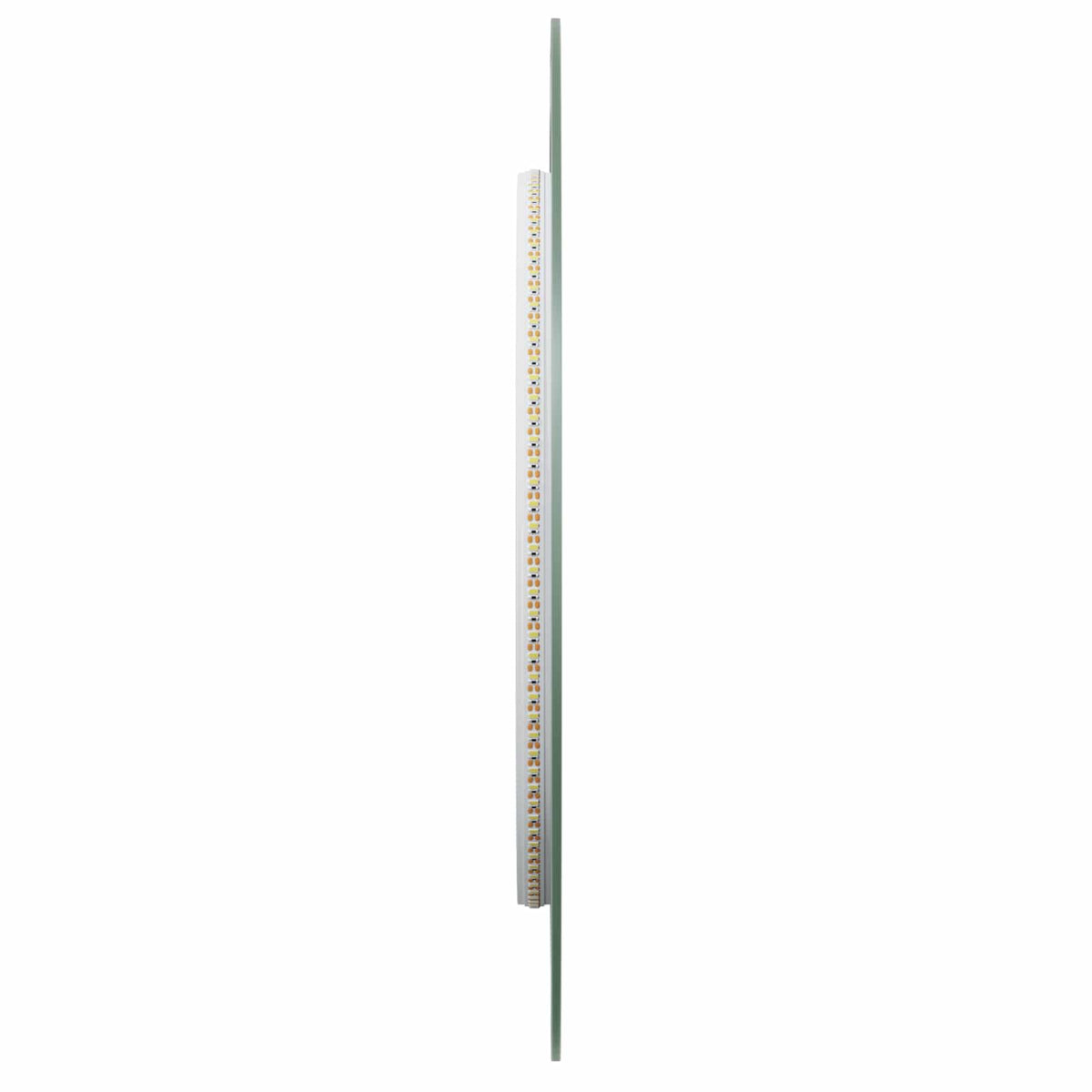 LED badeværelsesspejl Transparent 100 x 45 cm hærdet glas