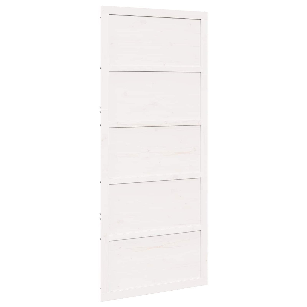 Ladedør Hvid 80 x 2,5 x 208 cm Massivt fyrretræ