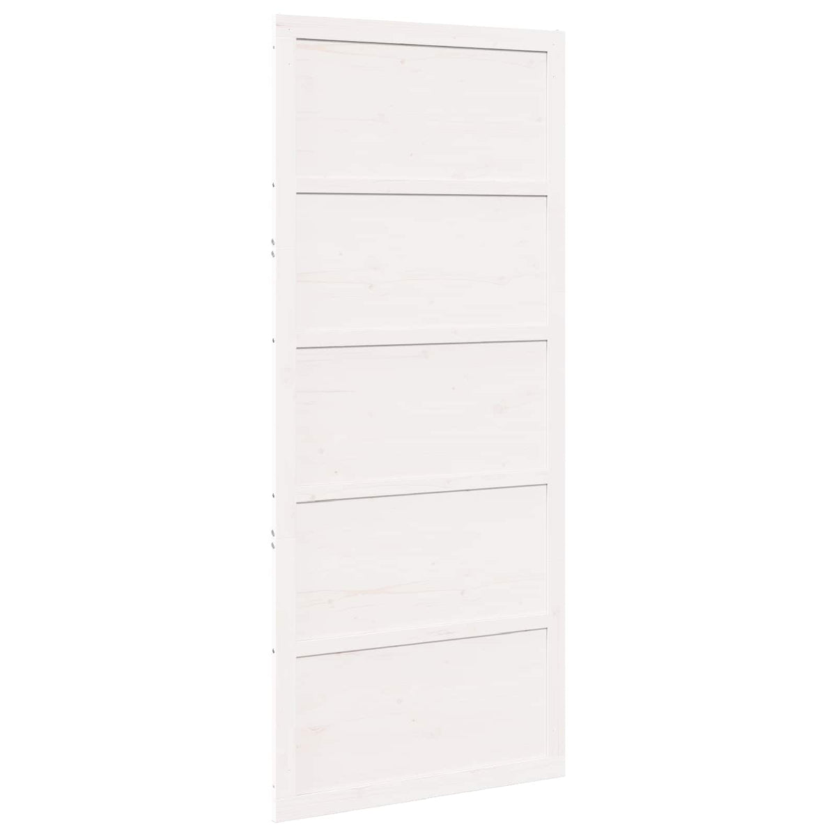 Ladedør Hvid 80 x 2,5 x 208 cm Massivt fyrretræ
