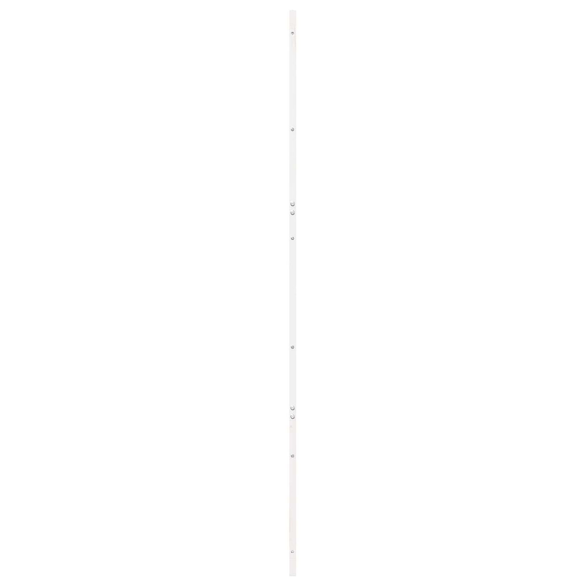 Ladedør Hvid 80 x 2,5 x 208 cm Massivt fyrretræ