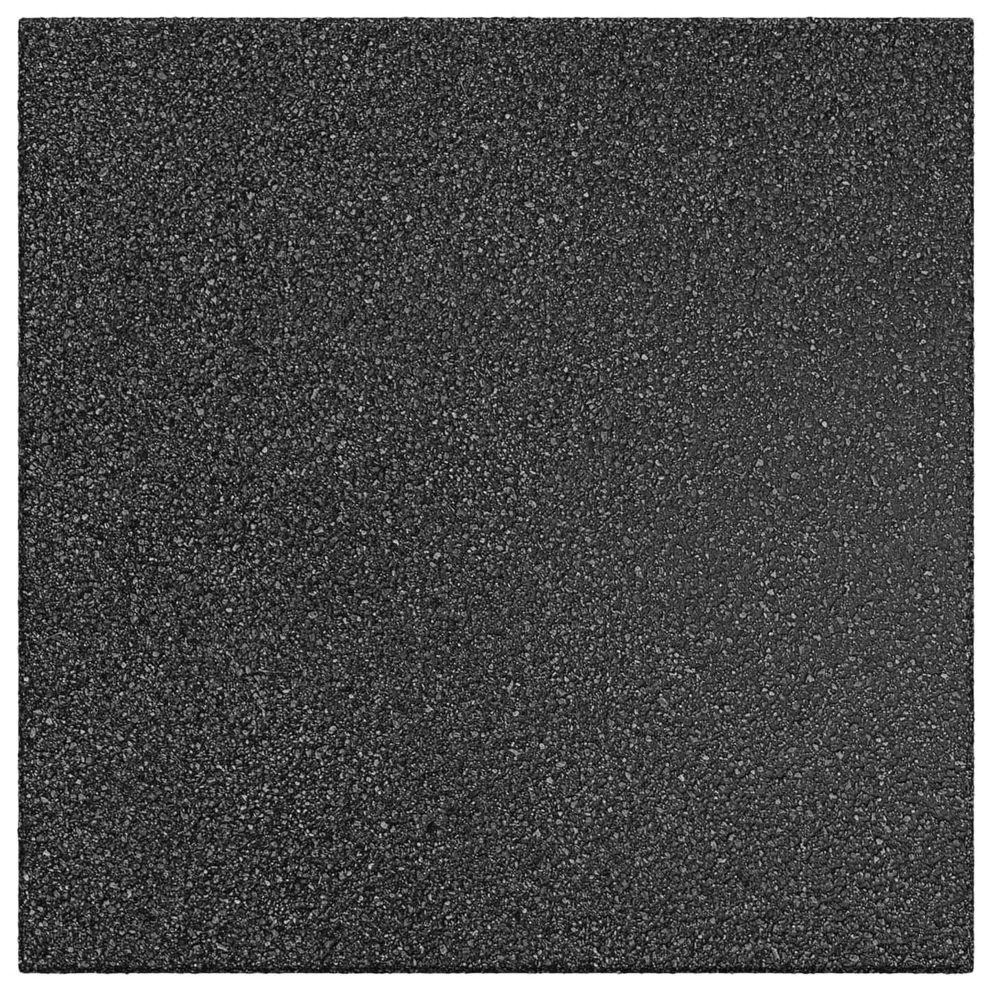 Faldbeskyttelsesfliser 12 stk. Sort 50 x 50 cm Gummi