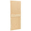 Skydedør 2 stk. 90 x 210 cm Massivt fyrretræ