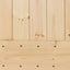 Skydedør 85 x 210 cm Massivt Fyrretræ (Ubehandlet)