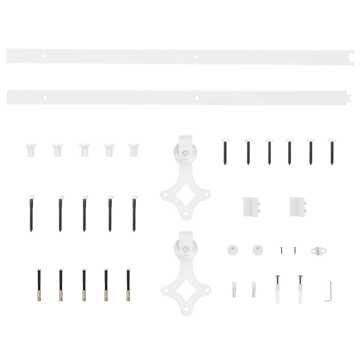 Skydedør Natur og hvid 80 x 210 cm Massivt fyrretræ