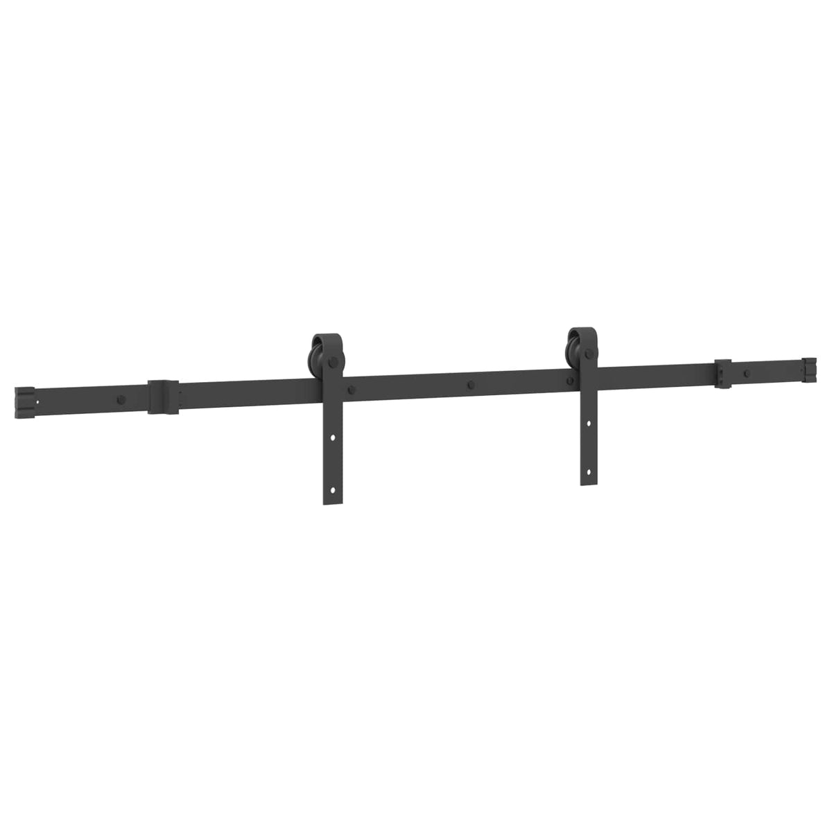 Skydedør NARVIK 85 x 210 cm (152,5 cm) Naturfarvet og sort