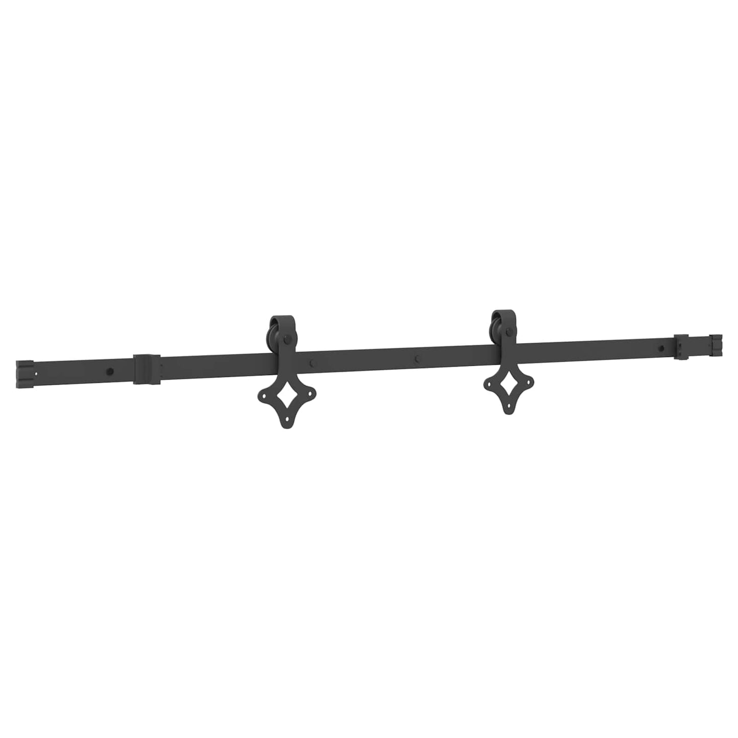 Skydedør NARVIK Naturfarvet og sort 70 x 210 cm (152,5 cm)