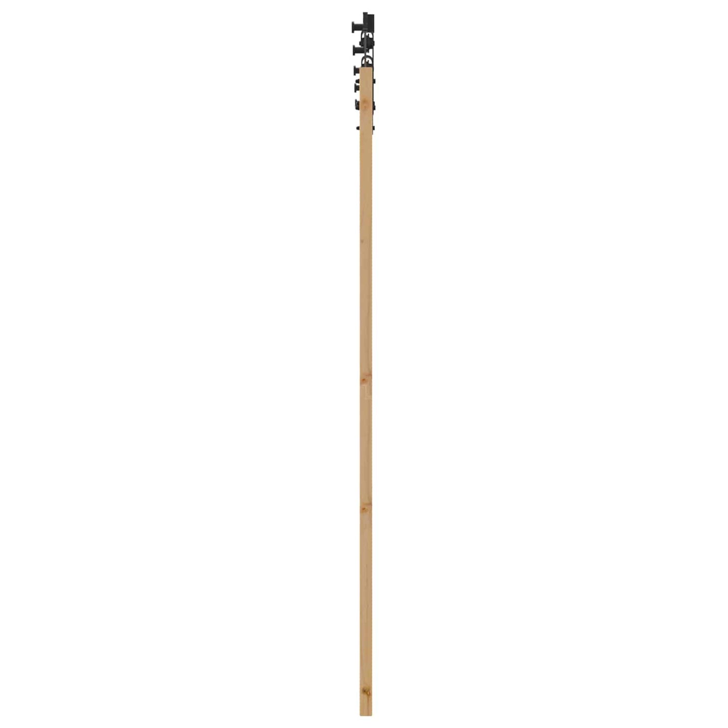 Skydedør Naturfarvet 61 x 198,5 cm Massivt fyrretræ