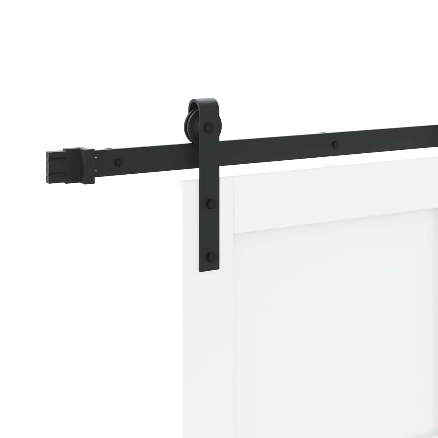 Skydedør Hvid 83 x 232 cm Massivt fyrretræ