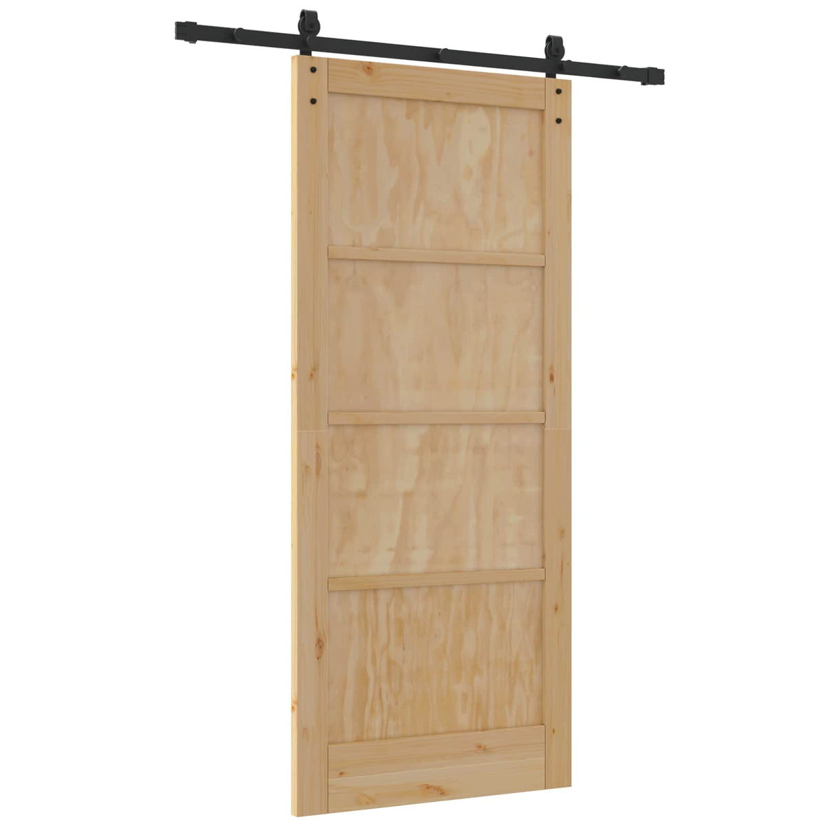 Skydedør Naturfarvet 86 x 198,5 cm Massivt fyrretræ